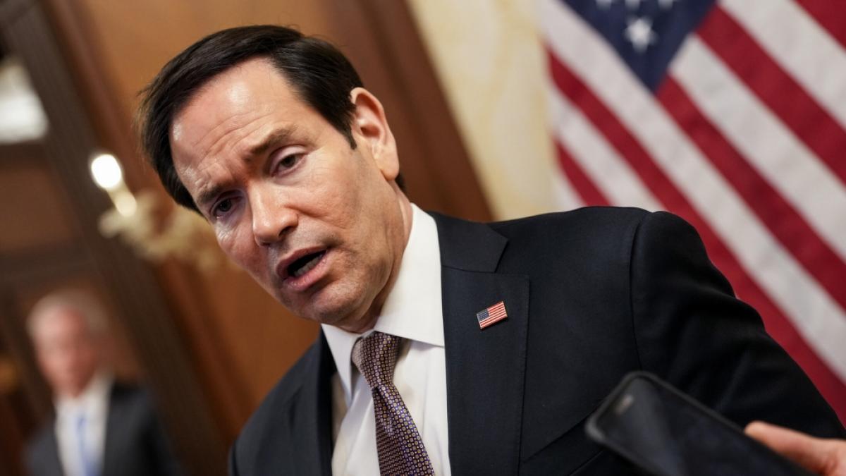 US-Au&szlig;enminister Marco Rubio wurde nach einem Briefing zum Iran kritisiert. (Foto)