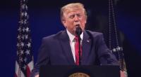 Donald Trump während seiner Rede zum Unabhängigkeitstag zu Ehren des 250. Jahrestags der Nation.