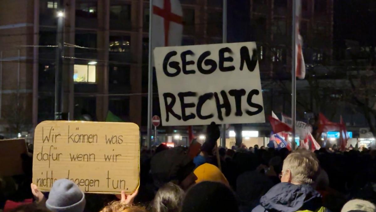 Am Wochenende sind deutschlandweit Demonstrationen gegen rechts geplant. (Foto)