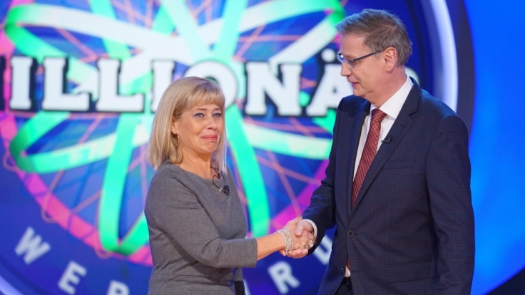 Kandidatin Bettina McFarland musste lange warten, um bei Günther Jauch und