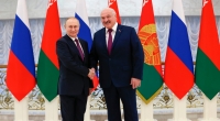 Wladimir Putin reiste für ein Treffen mit Alexander Lukaschenko nach Belarus.
