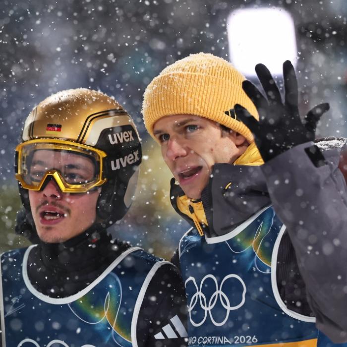 Bitteres Ende im Super Team - keine Medaille für Wellinger und Raimund