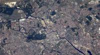 Die deutsche Hauptstadt macht von oben einen eher ungrünen Eindruck.