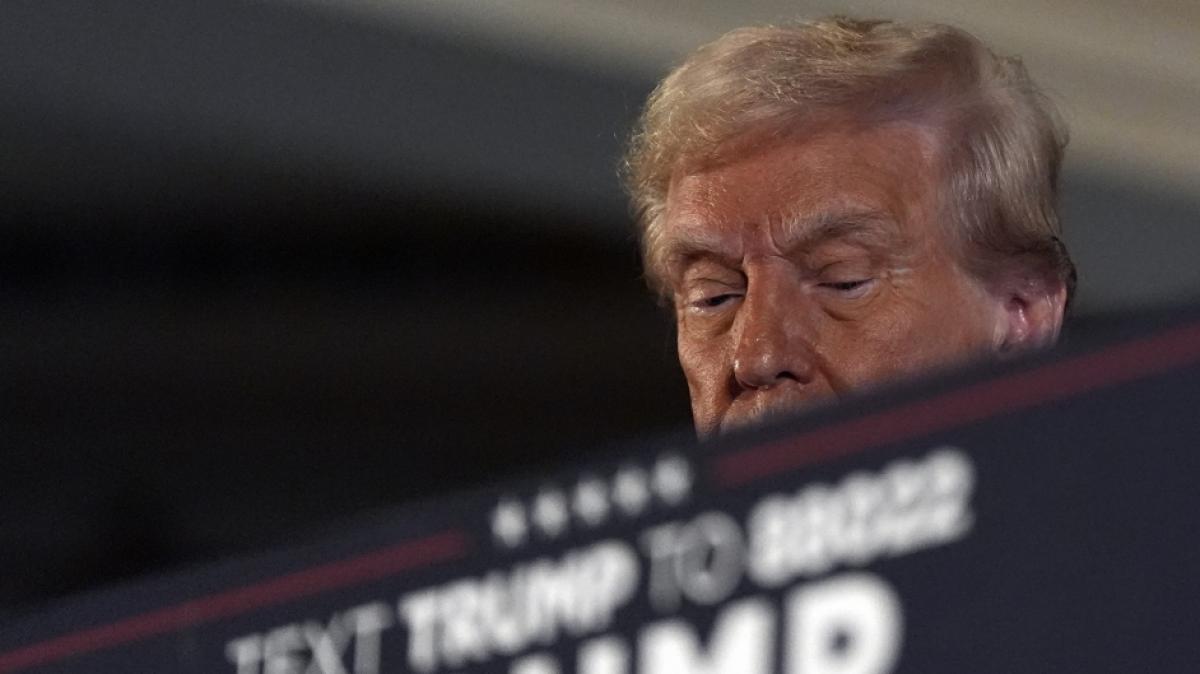 Donald Trump ist schon wieder zu sp&auml;t gekommen. (Foto)