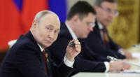Wladimir Putin während eines Treffens im Großen Kremlpalast in Moskau.