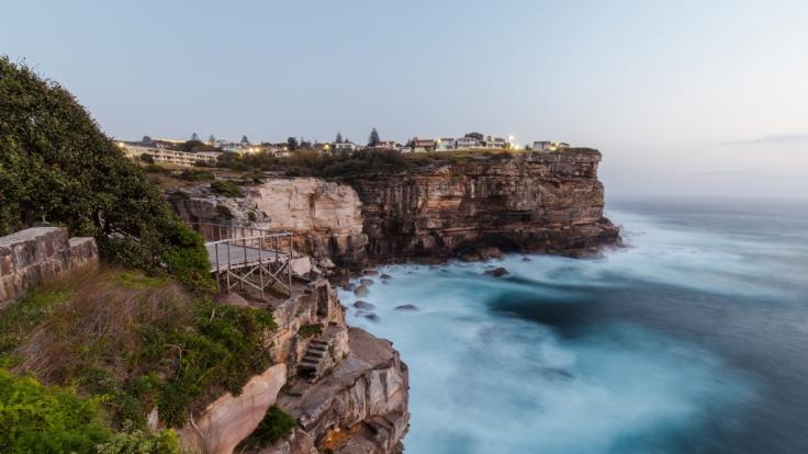 Die berühmte Diamond Bay in Australien. Hier stürzte das Model in den Tod.
