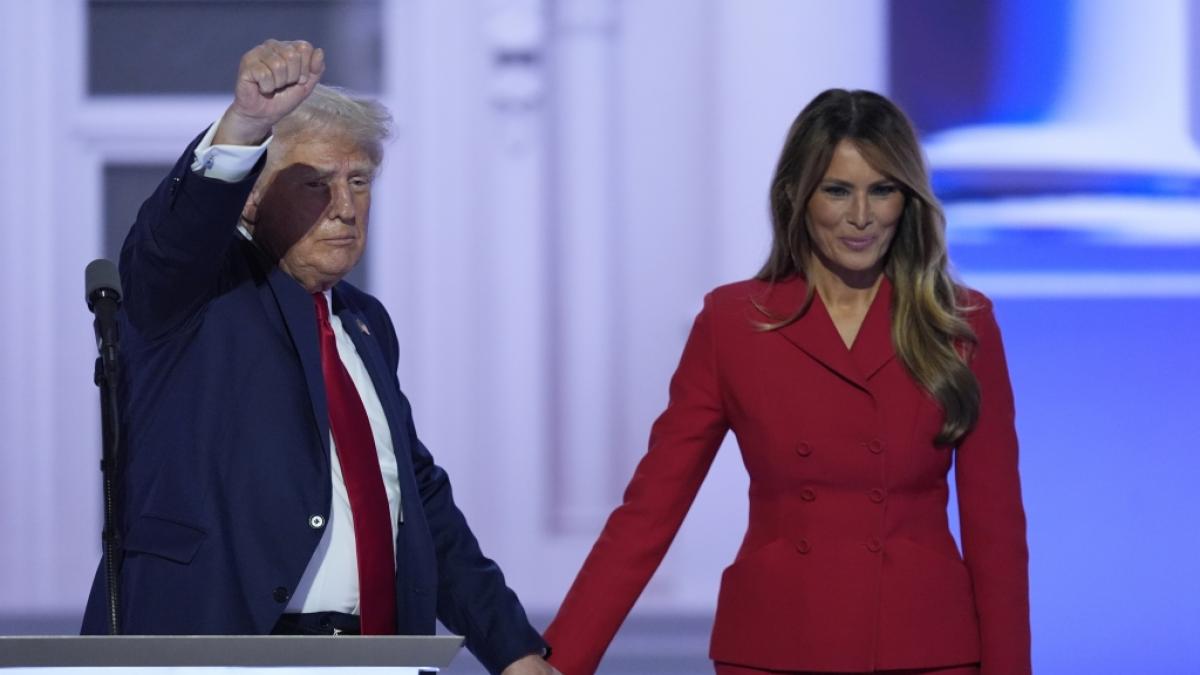 Melania Trump bekam beim Parteitag der Republikaner fast mehr Applaus als Donald Trump. (Foto)