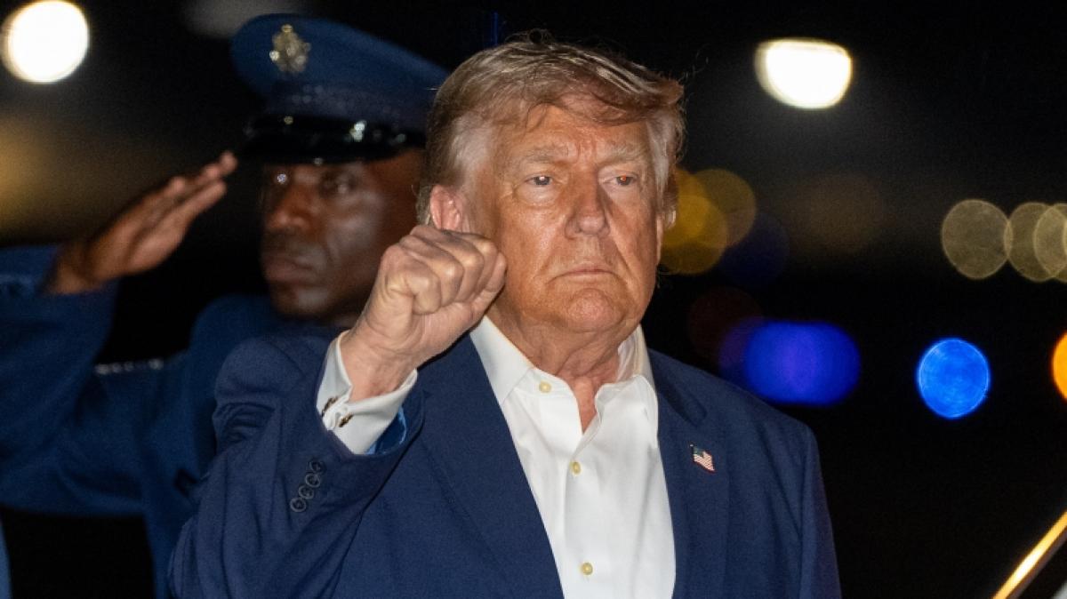 Nach einer vielsagenden Antwort prasselt der Spott auf Donald Trump ein. (Foto)