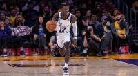 Der deutsche NBA-Profi Dennis Schröder legte mit den Los Angeles Lakers keinen guten Saisonstart hin.