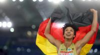 Weitspringerin Malaika Mihambo holte bei der Leichtathletik-EM 2024 die einzige Goldmedaille für Deutschland.