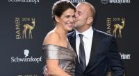 Heino Ferch mit seiner Frau Marie-Jeanette Ferch bei der 70. Bambi-Verleihung 2018.