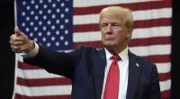 Ex-US-Präsident Donald Trump ließ sich trotz Zwischenfällen bei der Anreise von seinen Anhängern bei einer Wahlkampfveranstaltung in Bozeman, Montana feiern.