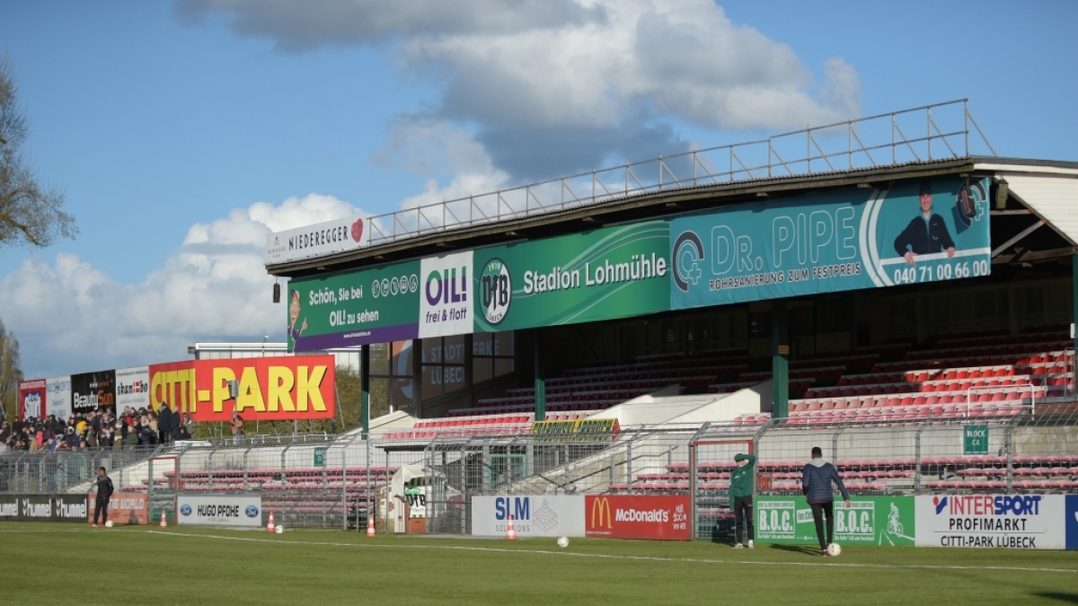 Stadion an der Lohm&uuml;hle, L&uuml;beck (Schleswig-Holstein). (Foto)