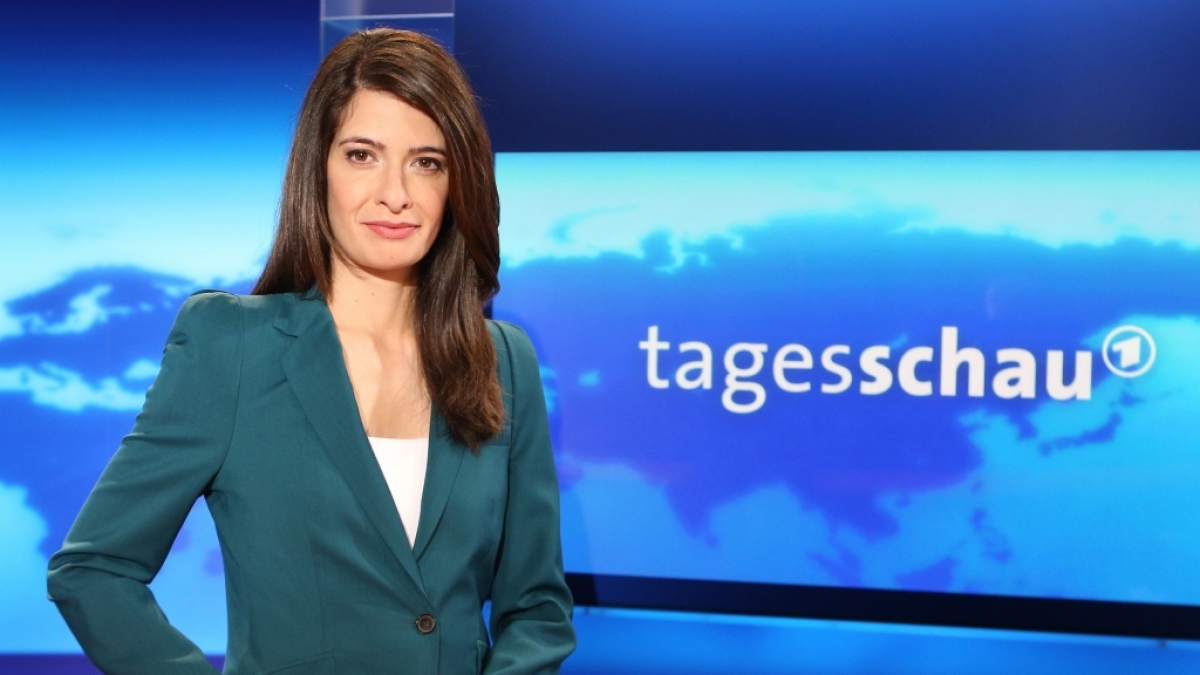 Linda Zervakis war Sprecherin der ARD-Tagesschau-Hauptausgabe. (Foto)