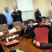 Die Angeklagten im Kölner Prozess gegen 