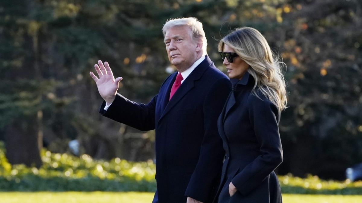 Verreist Donald Trump erneut mit einem Melania-Double? (Foto)