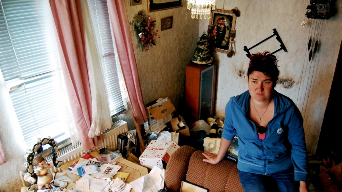Peggy hat ein zugem&uuml;lltes Elternhaus geerbt. (Foto)
