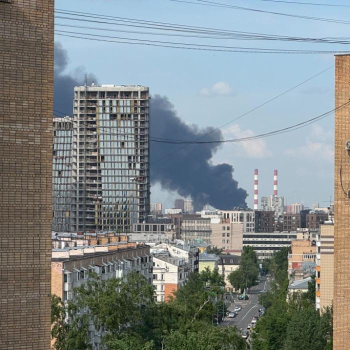 Video zeigt Rauchwolke in Moskau - Ukraine schlägt zurück