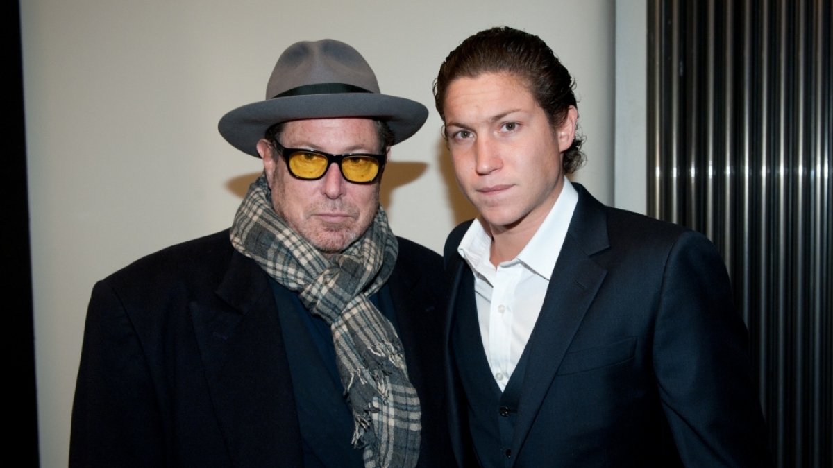 Heidi Klums Ex-Freund Vito Schnabel (rechts) mit seinem Vater Julian Schnabel (links). (Foto)