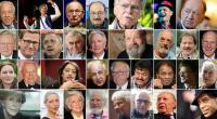 Einige der 2016 verstorbenen Prominenten, Sternchen und Stars.