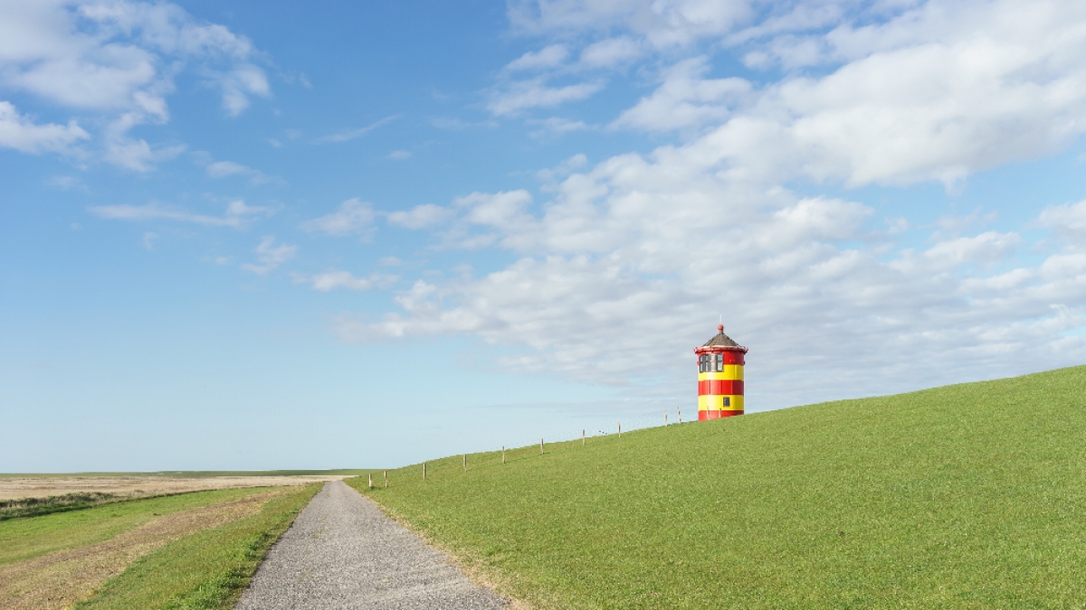 Bei sonnigem Wetter ist es an der Nordsee wundersch&ouml;n. (Foto)
