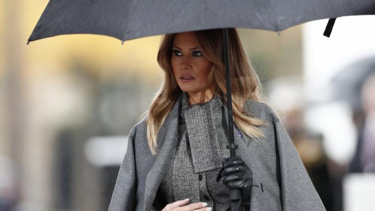 Melania Trump wurde erstmals seit der Trennung vom Weißen Haus gesehen.