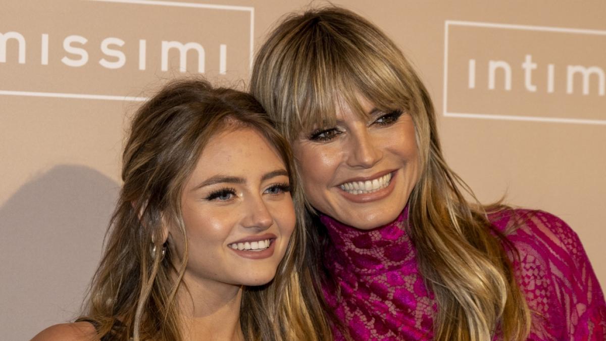 Leni und Heidi Klum standen erneut gemeinsam vor der Kamera. (Foto)