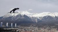 Vierschanzentournee in Innsbruck: Severin Freund aus Deutschland in Aktion beim Probedurchgang vor der Qualifikation.