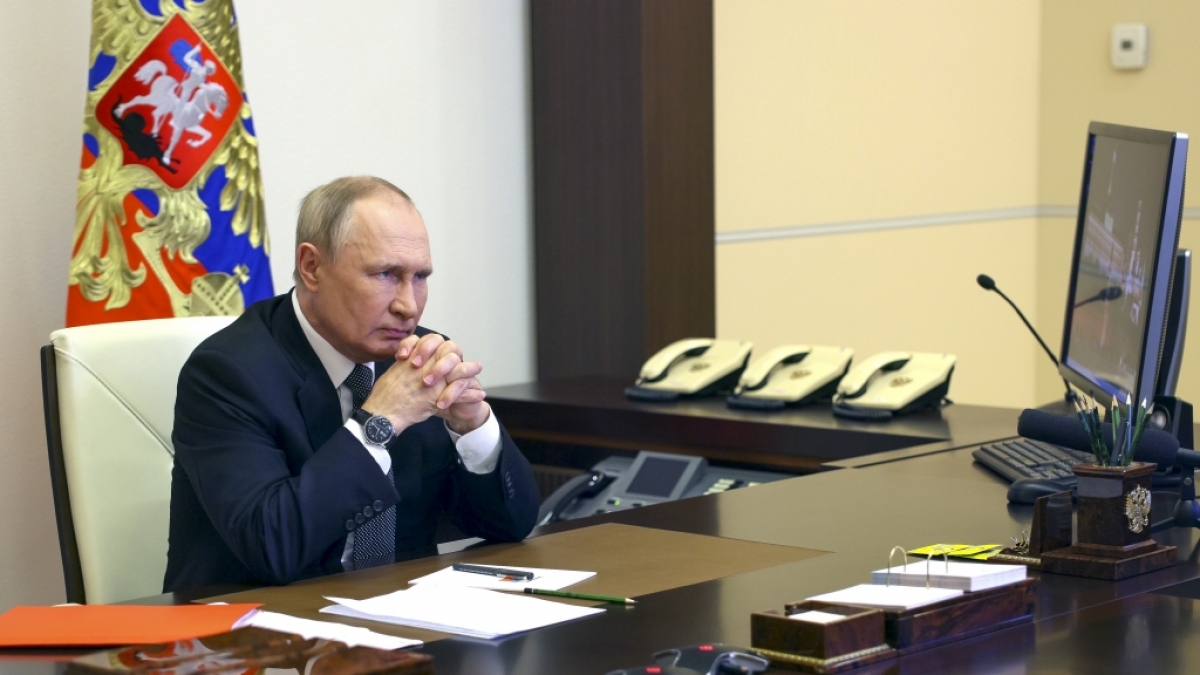 Putin hat in vier k&uuml;rzlich annektierten ukrainischen Gebieten den Kriegszustand verh&auml;ngt. &nbsp; (Foto)