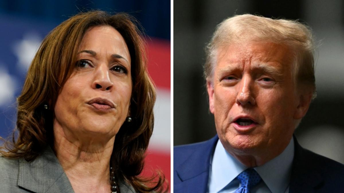 Kamala Harris und Donald Trump werden in diesem Leben wohl keine Freunde mehr. (Foto)