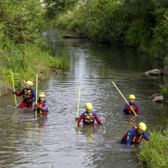 Vermisstensuche mit Unterstützung der Feuerwehr in Borstel