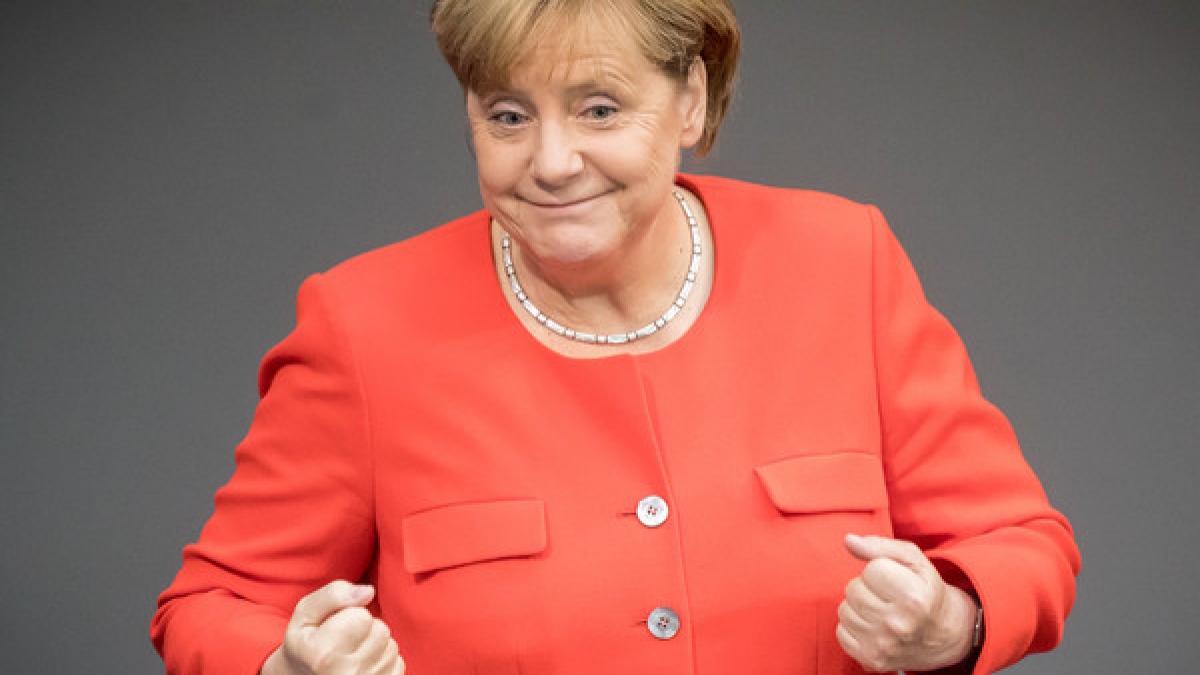 Angela Merkel hat allen Grund zur Freude: Immerhin bekommt sie prominente Unterst&uuml;tzung! (Foto)