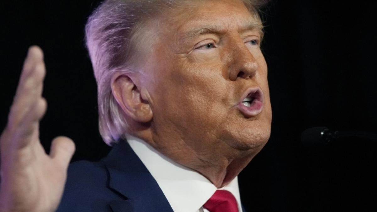 Donald Trump (Foto) drohte Joe Biden Pr&uuml;gel an. (Foto)