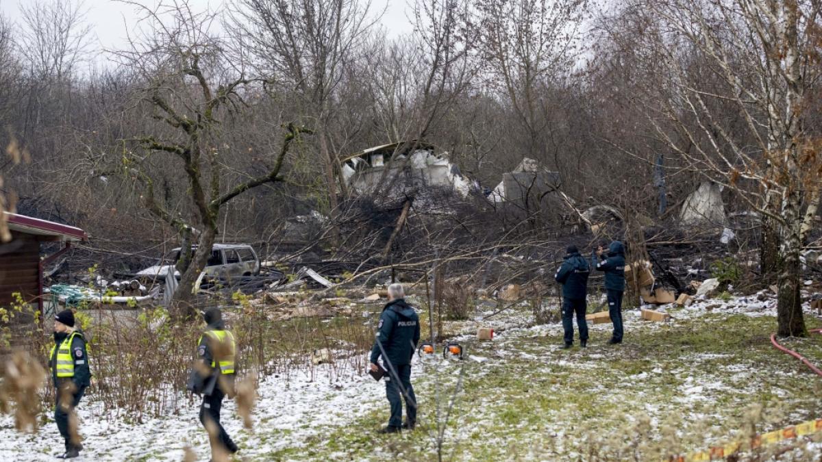In der N&auml;he der litauischen Hauptstadt ist ein DHL-Frachtflugzeug abgest&uuml;rzt. Handelte es sich um Sabotage durch Russland? (Foto)