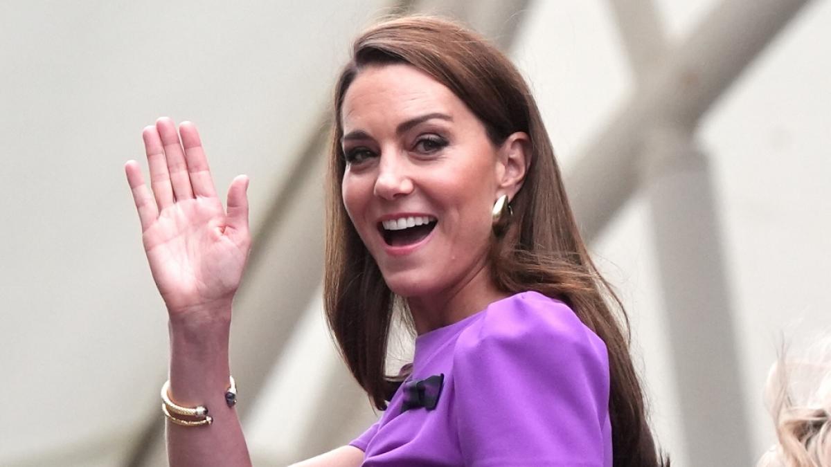 Prinzessin Kates Besuch beim Wimbledon-Finale der Herren sorgte f&uuml;r &uuml;berbordende Begeisterung. (Foto)