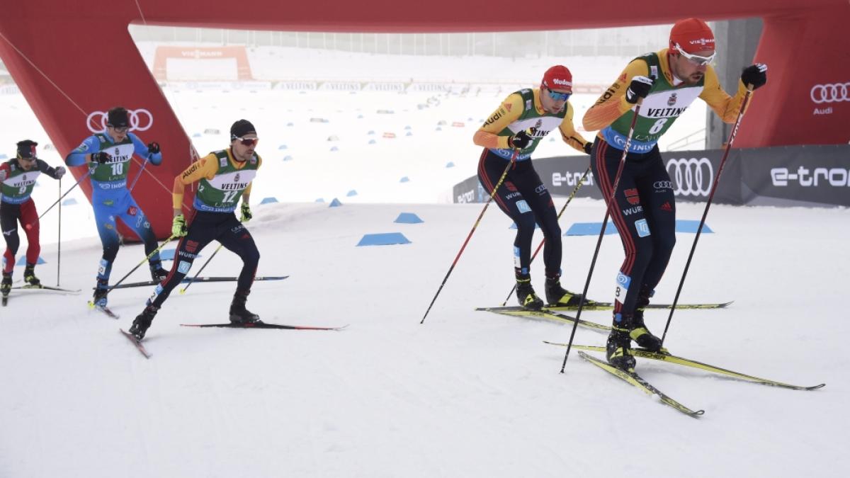 Die Nordischen Kombinierer sind vom 25. bis 27. Februar in Lahti beim Langlauf und Skispringen gefordert. (Foto)
