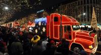 Die Coca-Cola Weihnachtstrucks auf Tour durch Deutschland.