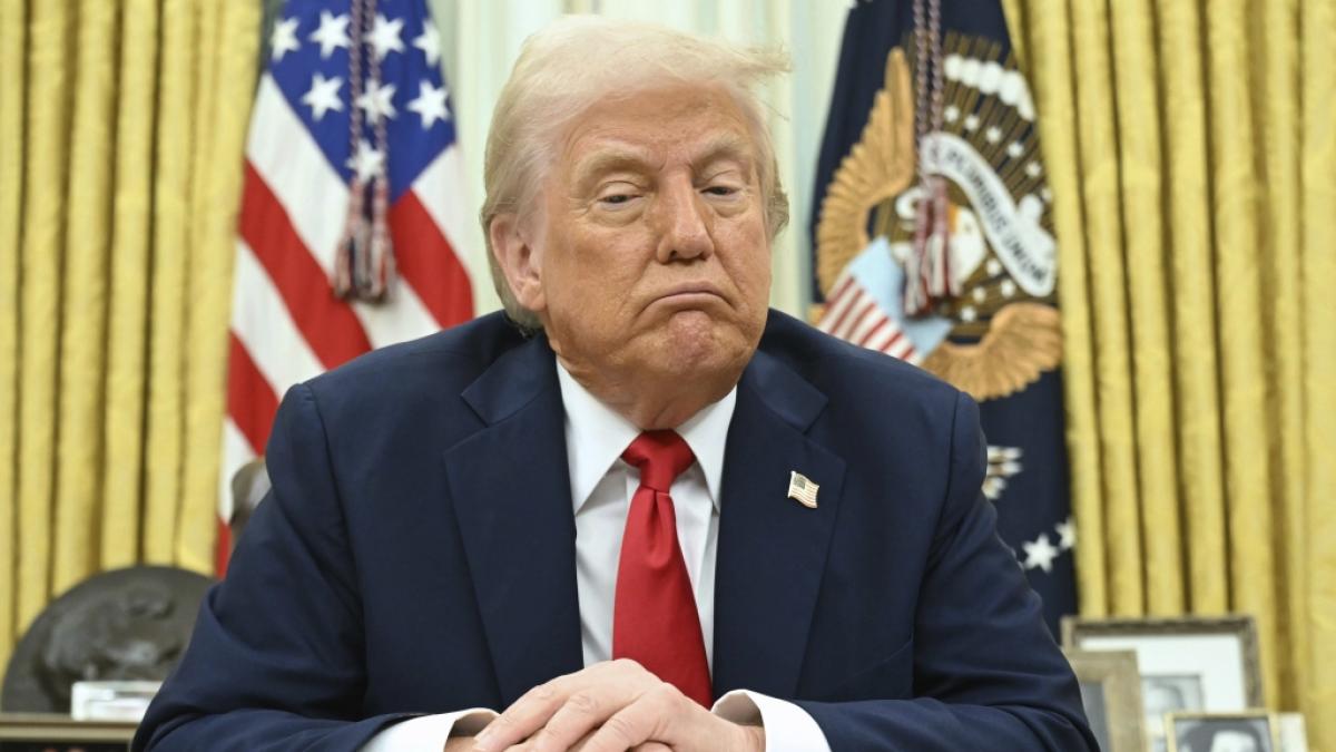 Donald Trump schmollt&nbsp; (Foto)
