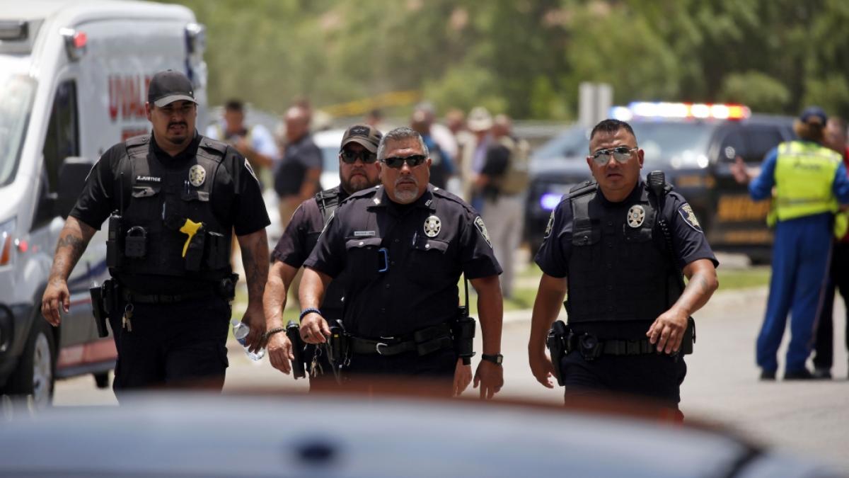 Bei einem Amoklauf an einer Grundschule im US-Bundesstaat Texas sind mindestens 19 Schulkinder get&ouml;tet worden, bevor der Todessch&uuml;tze von Sicherheitskr&auml;ften erschossen wurde. (Foto)