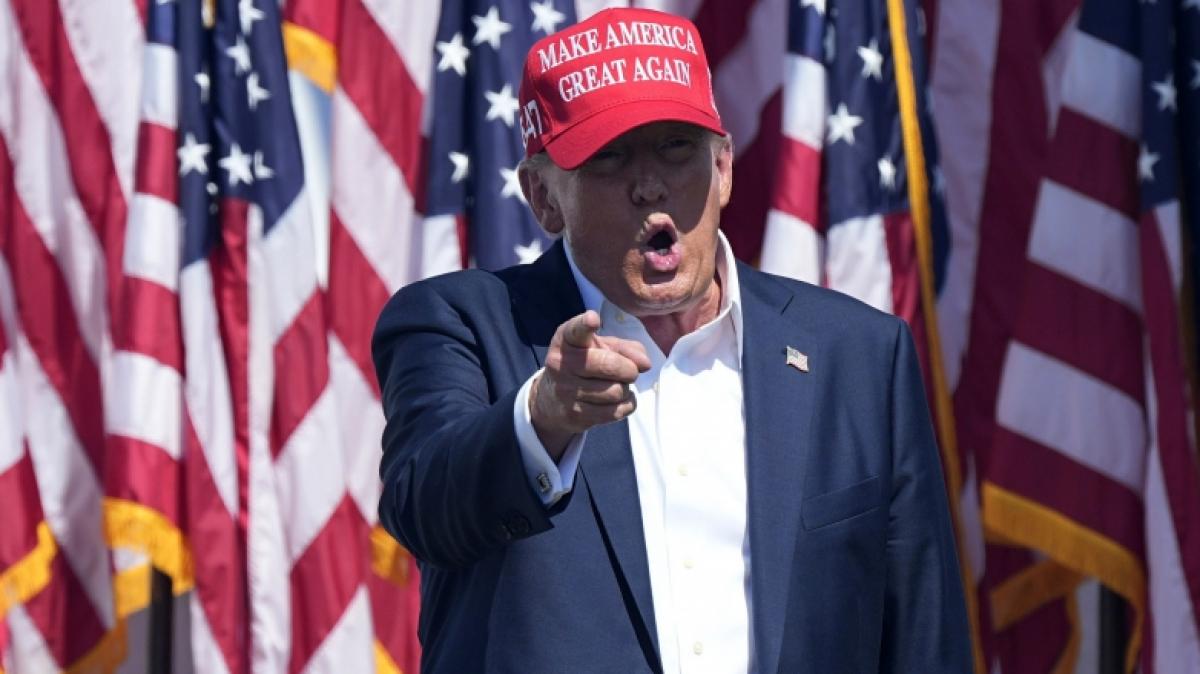 Donald Trump (Foto) unterstellt Joe Biden Demenz. (Foto)