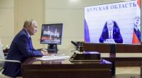Wladimir Putin, hier in einem Videocall mit dem Gouverneur der Region Kursk, soll seine Soldaten im Stich gelassen haben.