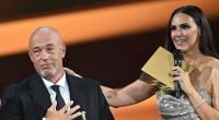 Der Graf, Sänger der Band Unheilig, und Esther Sedlaczek bei der 