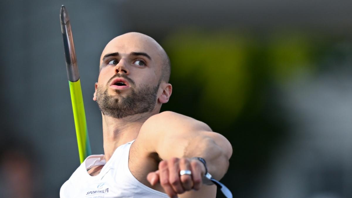 Julian Weber ist in der Leichtathletik-Disziplin Speerwerfen erfolgreich. (Foto)