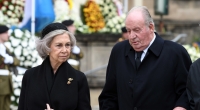 Das Foto zeigt das frühere Königspaar Sofía und Juan Carlos von Spanien im Jahr 2019. Juan Carlos ist mittlerweile in Abu Dhabi untergetaucht, seine Frau weilt derzeit auf Mallorca.