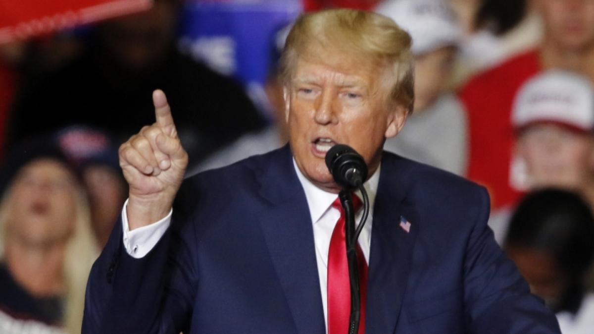 Donald Trump spottete &uuml;ber Joe Bidens Auftritt bei der Queen-Beerdigung. (Foto)