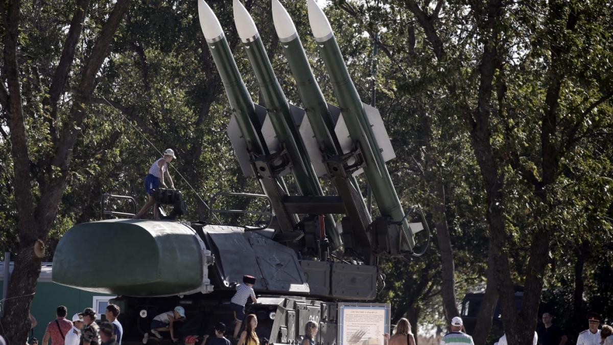Luftwaffenabwehrsysteme vom Typ Buk-M1 geh&ouml;ren zu den Prachtst&uuml;cken von Putins Armee. (Foto)