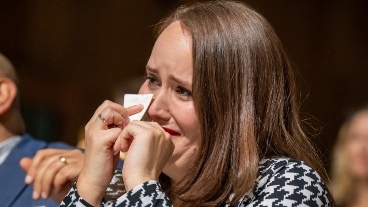 Ricarda Lang kamen beim Bundesparteitag der Gr&uuml;nen am Wochenende die Tr&auml;nen. Mittlerweile geht die Arbeit f&uuml;r die Politikerin weiter. (Foto)