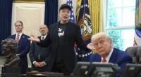 Noch vor kurzem eine politische Einheit - heute bitterste Feinde: Elon Musk (li) und US-Präsident Donald Trump.