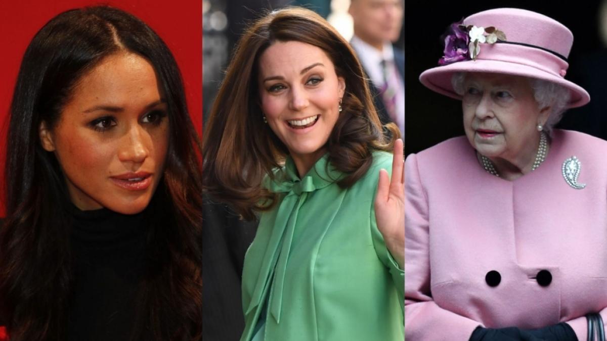 Meghan Markle, Kate Middleton und Queen Elizabeth II. beherrschten auch in dieser Woche die royalen Schlagzeilen. (Foto)