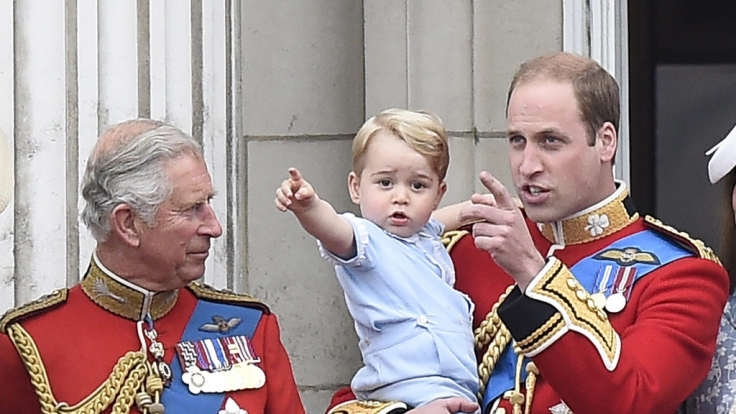 Seltener Anblick: Prinz Charles und Enkel George bei einem gemeinsamen Auftritt.